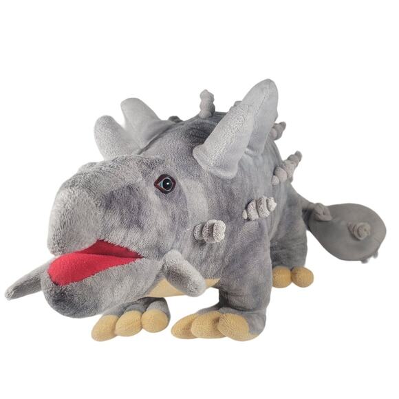 Dinosaur Plush Euoplocephalus 28" Big Stuffed Animal Rare Fiesta Prehistoric Toy - Picture 2 of 14